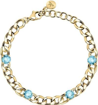 Produktbild Morellato Original gold-plated bracelet with Poetica SAUZ10 crystals (L)