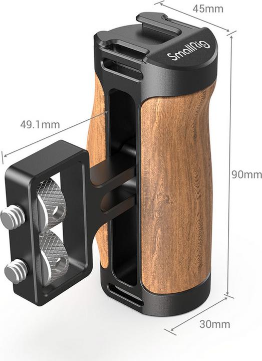 Produktbild SmallRig Wooden Mini Side Handle (1/4Ó-20 Screws) 2913 (Diverse)