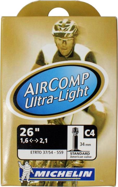 Image du produit Michelin ULTRA LIGHT 26x1.60/2.10 Schrader 35mm (Schrader (AV), 26", 35 mm)