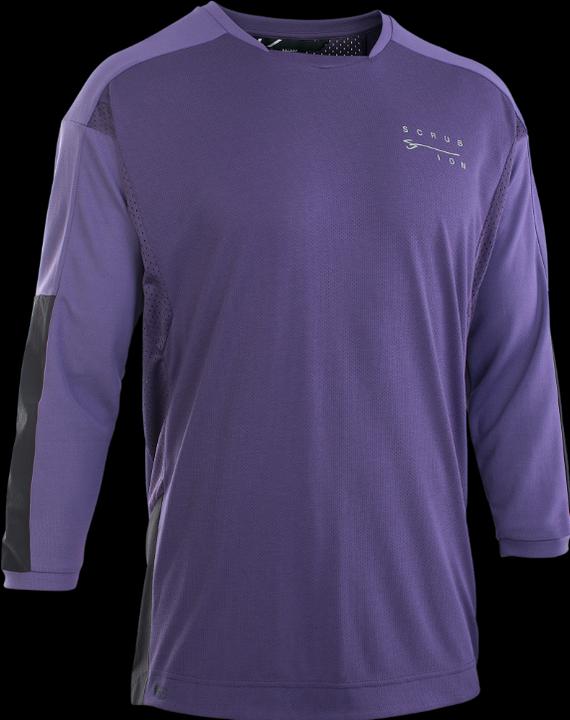 Produktbild ION Bike Jersey Scrub Amp LS 3/4 BAT men - dark-purple (M)