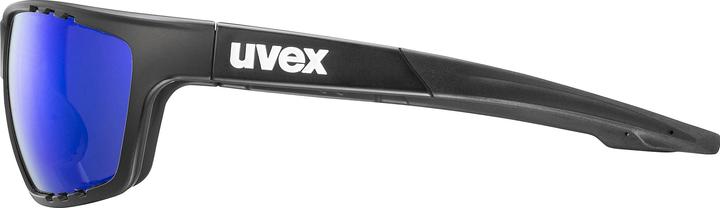 Actual product image Uvex Sports sportstyle 706 (Matt black, Mirror Blue)