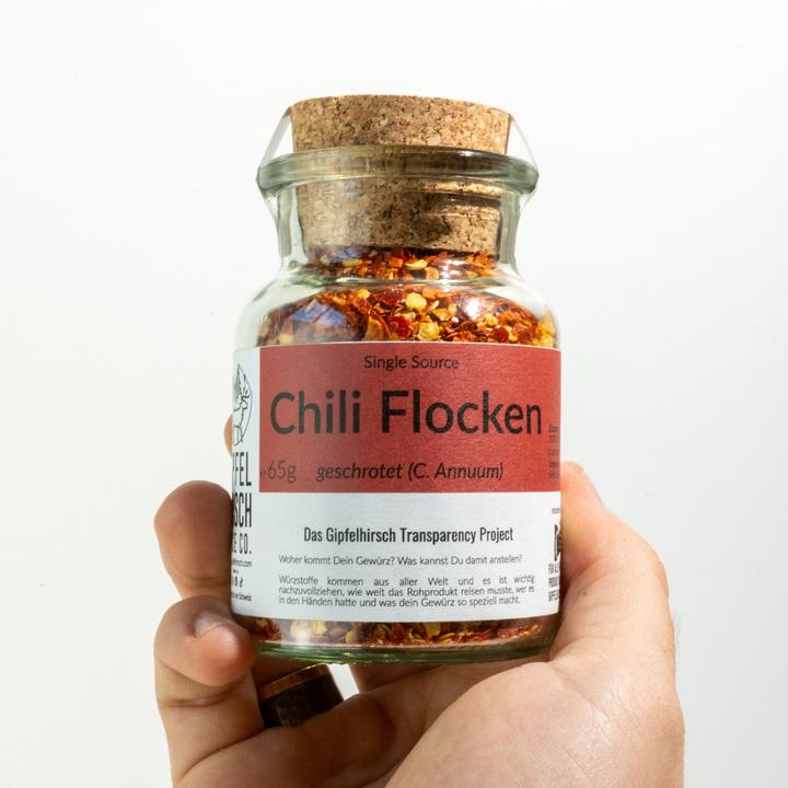 Actual product image Gipfelhirsch Chilli, coarsely ground (c.annuum) (65 g)