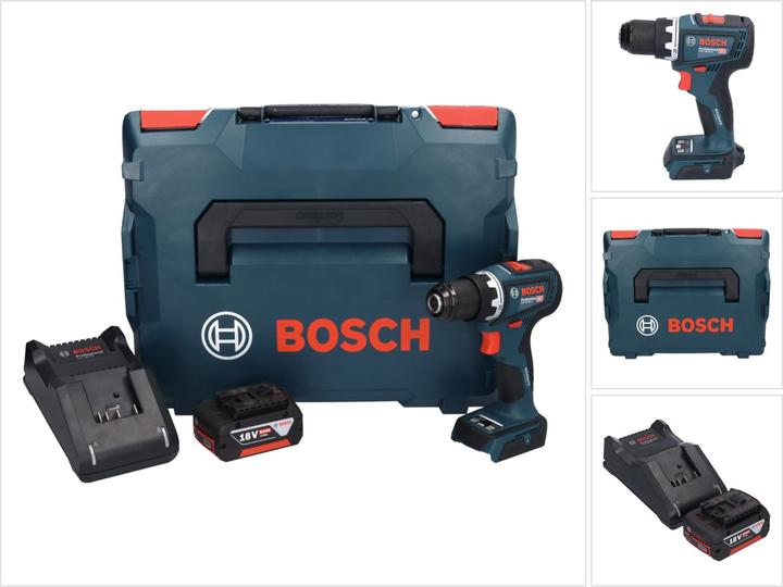 Immagine prodotto Bosch Professional Bosch GSR 18V-90 C Trapano avvitatore professionale a batteria 64 Nm 18V Brushless + 1x batteria (Batteria ricaricabile)