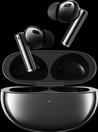 Actual product image realme Buds Air 5 Pro - astral black (ANC, 40 h, Wireless)