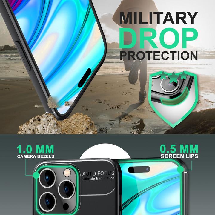 Image du produit Nalia Matte Ring Silicone Cover (Apple iPhone 14 Pro)
