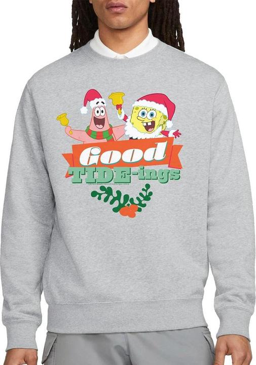 Produktbild Spongebob Squarepants Good Tideings Sweatshirt weihnachtliches Design (M)