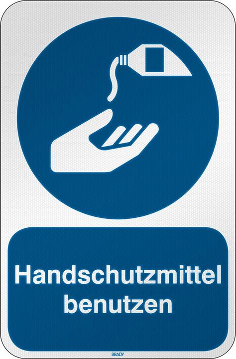Actual product image Brady M/M022/EN204/RFL-390X590-1, ISO Safety labelling - Use of hand protection products