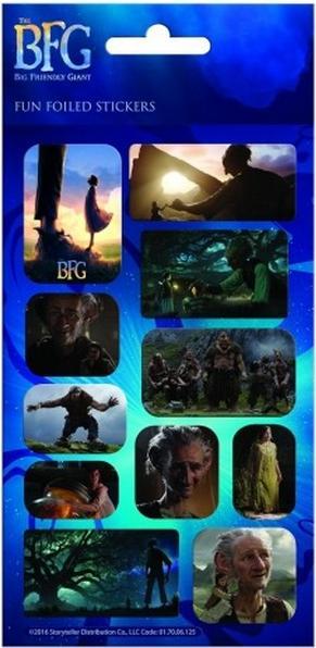 Actual product image The BFG Foil Characters Stickers