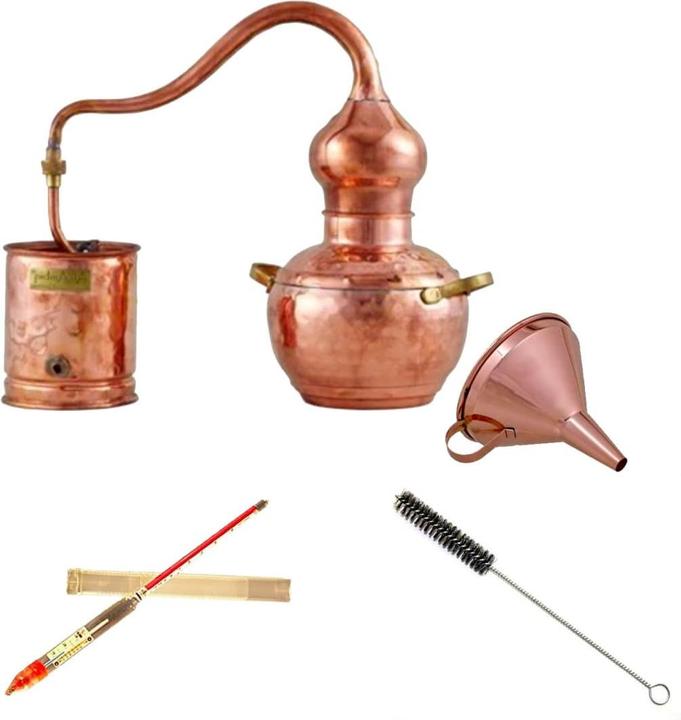 Produktbild Ich-zapfe Komplettset - Destille alembic premium 2 Liter Kupfer