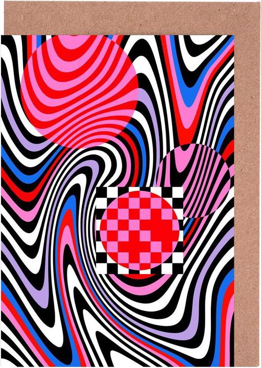 Produktbild Juniqe Optical Waves - Abstrakt & Geometrisch (3 Stk.)