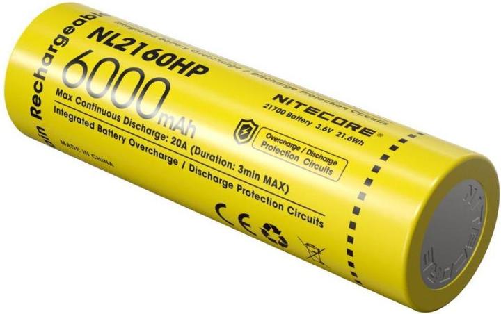 Produktbild Nitecore NL2160HP (1 Stk., 21700, 6000 mAh)