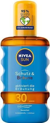 Immagine prodotto NIVEA Olio solare Sun Protect & Bronze SPF 30 - 200 ml (Olio abbronzatura, SPF 30, 200 ml)