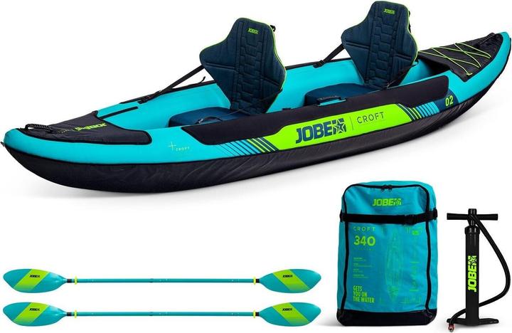 Produktbild Jobe Croft Inflatable Kayak Package 340 cm x 90 cm x 89 cm (2 Pers.)