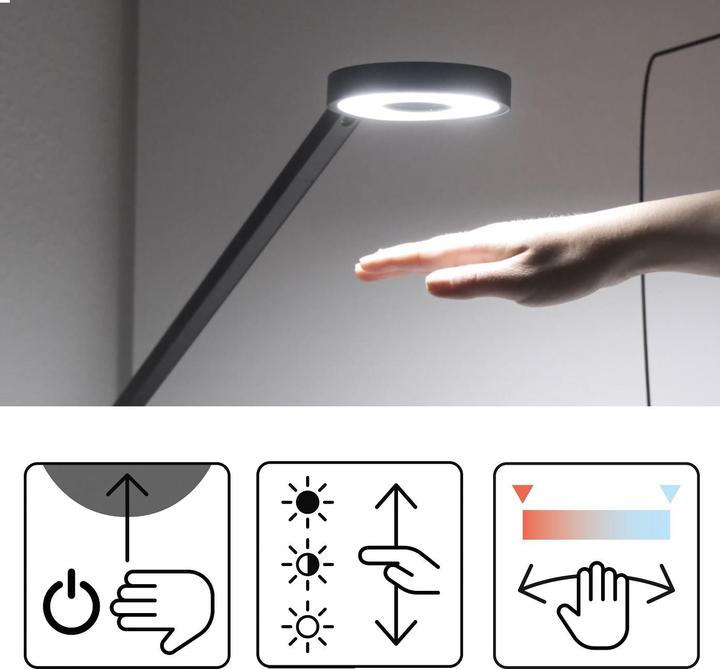 Produktbild Luctra Table Lite Design Schreibtischlampe LED Dimmbar, Gestensteuerung, HCL, 900lm, 2.700K bis 6.50 (900 lm)