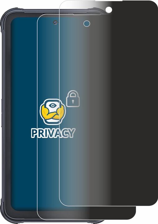 Productafbeelding BROTECT Anti-spionnetje privacyfolie Beschermfolie tegen blauw licht (2 Stuk, Cubot King Kong 8)