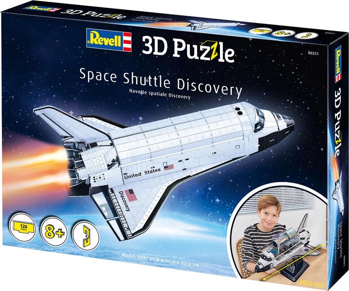 Actual product image Revell 3D Puzzle Space Shuttle Discovery 00251 1 pc. (126 pieces)