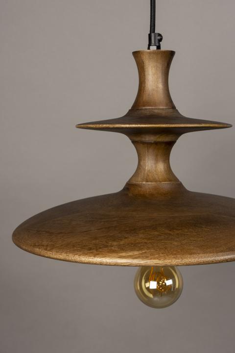 Actual product image Dutchbone Pendant Lamp Cath S Walnut (E27)