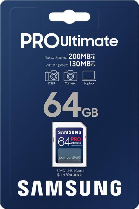 Produktbild Samsung PRO Ultimate (64 GB, SDXC, U3, UHS-I)