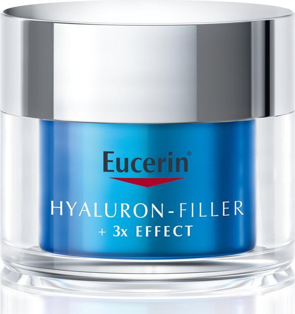 Eucerin HYALURON-FILLER + 3x EFFECT Booster d'hydratation nuit (50 ml, Crème de nuit)
