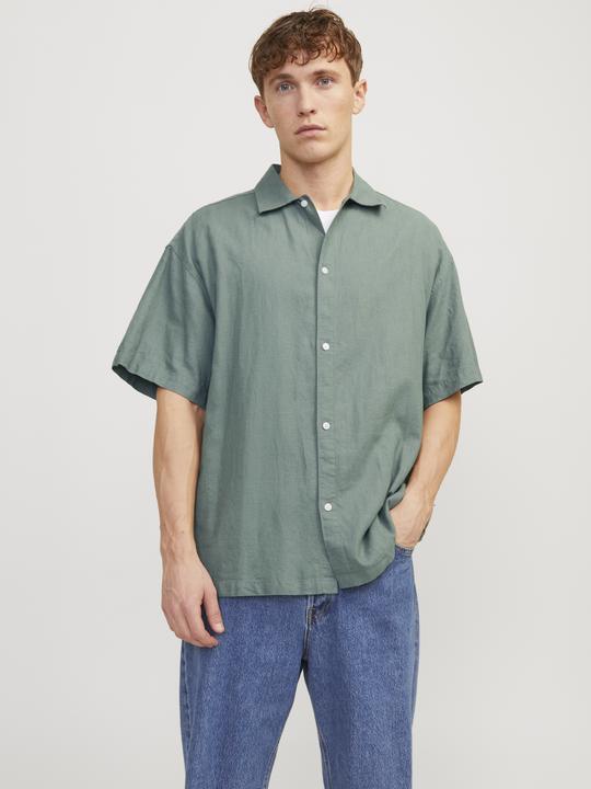 Produktbild Jack & Jones Jorfaro Linen Oversized Shirt Ss Sn (S)