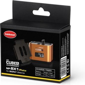 Actual product image Hähnel ProCUBE 2 plate for Sony NP-BX1 battery camera charger