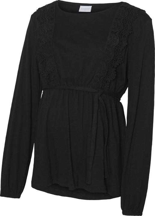 Mamalicious Normal geschnitten Rundhals Top Bluse (XL)