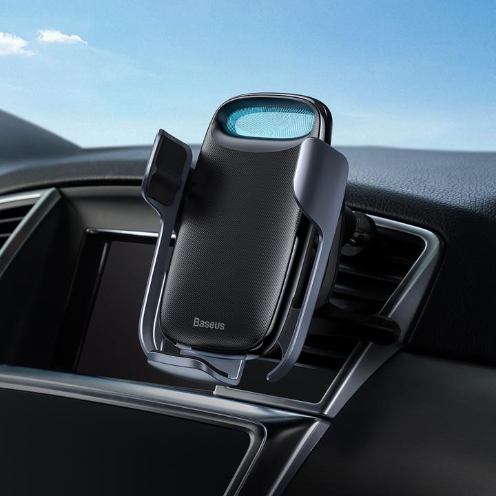 Immagine prodotto Baseus Supporto per auto a gravità Milky Way con caricatore a induzione Qi 15W nero