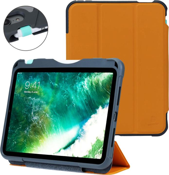 Image du produit Deqster Étui durci 2021 #RQ1 Orange iPad Mini (iPad mini 2021 (6e génération))