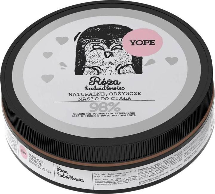 Yope Natural Nourishing Body Butter Rose & Frankincense 200Ml (Body Butter, 200 ml)