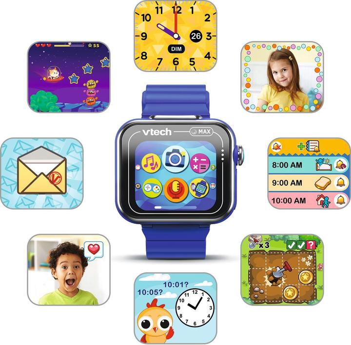 Produktbild VTech KidiZoom Smartwatch MAX bleue