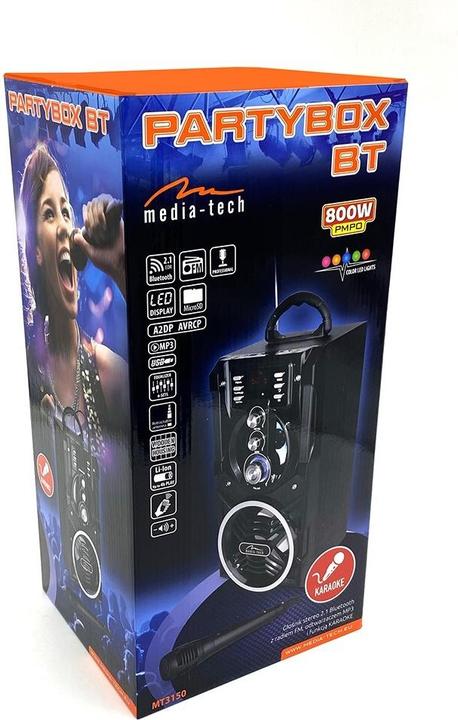 Actual product image Media-Tech PARTY BOX BT MT3150 (4 h, Rechargeable battery operated)
