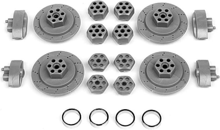 Actual product image HPI E10 Hex Hub Set