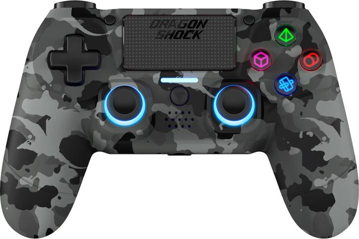 DragonShock Controller Mizar Wireless gris camo PS4 (PS4)