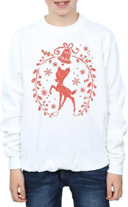 Actual product image Disney Boys Bambi Christmas Wreath Sweatshirt (152, 158)