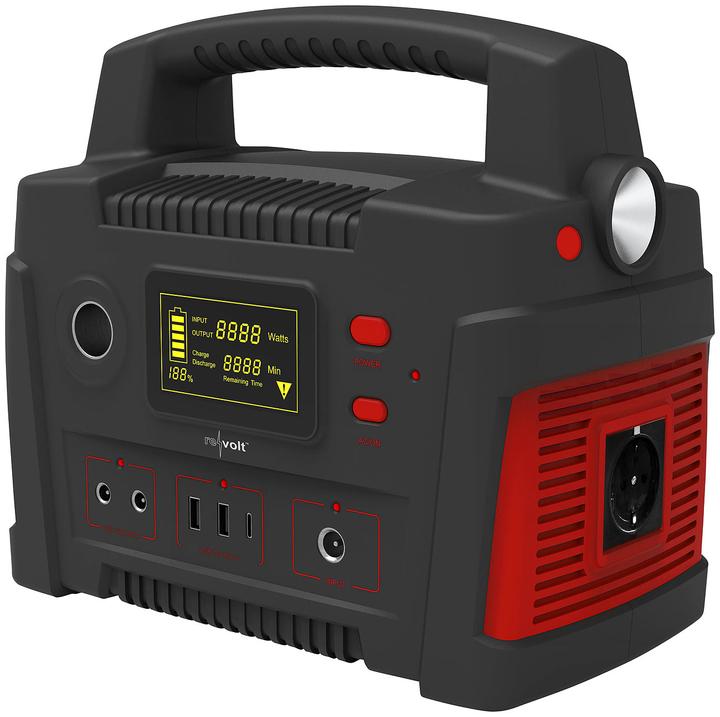 Revolt ZX-3021-919 Powerbank & Solar-Konverter (420 Wh, 6.20 kg)