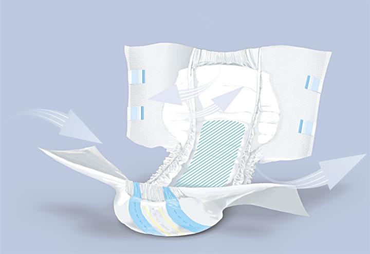 Actual product image Seni Diaper pants breathable waist 75-110cm 6 drops (30 x, M, L, XL)