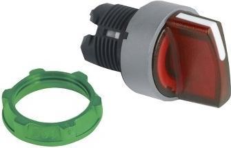 Actual product image Schneider Electric Illuminated selector switch, front, plastic, ZB5AK1743C0