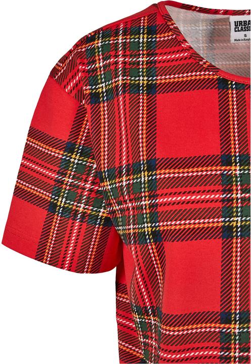Produktbild Urban Classics Ladies AOP Tartan Short Oversized Tee (XS)