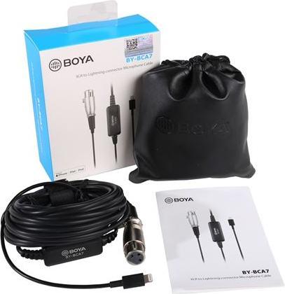 Image du produit Boya BY-BCA7 Câble microphone Lightning (6 m, Lightning)