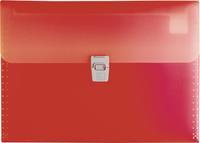 Actual product image Compartment folder FACT!pp 10 compartments red (A4, 10 x)
