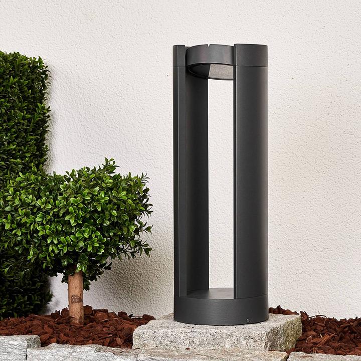 Produktbild Lucande Dylen Short LED Aussen Garten Leuchte IP65 Graphite (IP65)