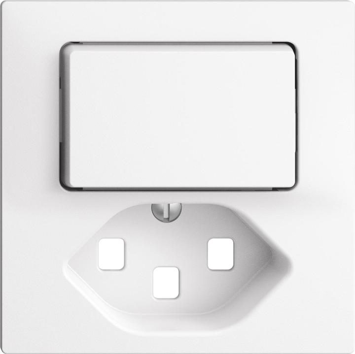 Image du produit Feller Set de recouvrement pour petite combinaison T23, bouton-poussoir, éclairage latéral blanc