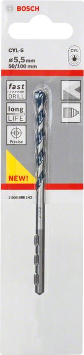 Productafbeelding Bosch Professional Zubehör Hardmetalen betondraaiboor (5,5 mm)