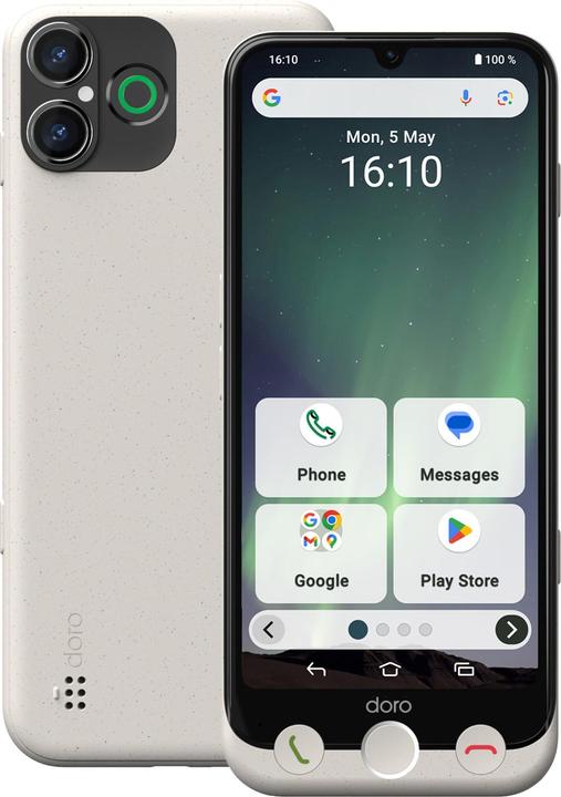 Immagine prodotto Doro Aurora A30 bone (128 GB, Osso, 6.10", 4G)