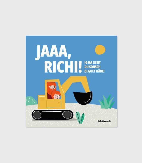 Image du produit SwissMeme JAAA, RICHI! Mini Kinderbuch (Suisse-allemand)