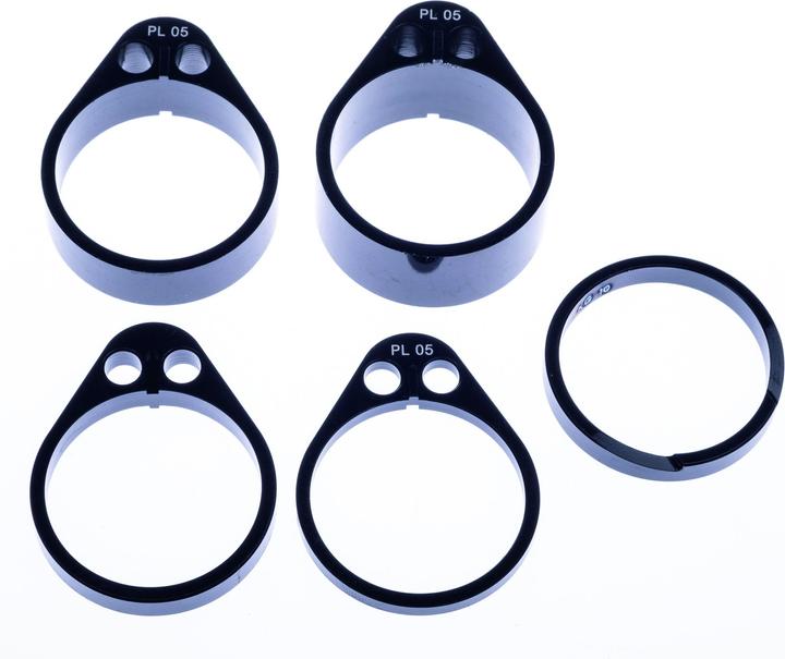 Actual product image PRO Vibe spacer set 1 1/8" top 5mm bottom 3,5,10,15mm (203.20 mm)