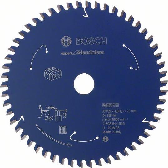 Actual product image Bosch Professional Zubehör Circular saw blade Expert for Aluminium for battery saws,216 x 2/1,4 x 30, 66 teeth