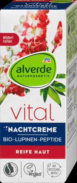 Image du produit dm alverde Crème de nuit Vital Peptides de lupin bio (Crème de nuit)