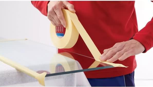 Image du produit tesa Bande de crêpage krepp® 4322 fortement crêpée chamois Longueur 50 m Largeur 50 mm (50 mm)