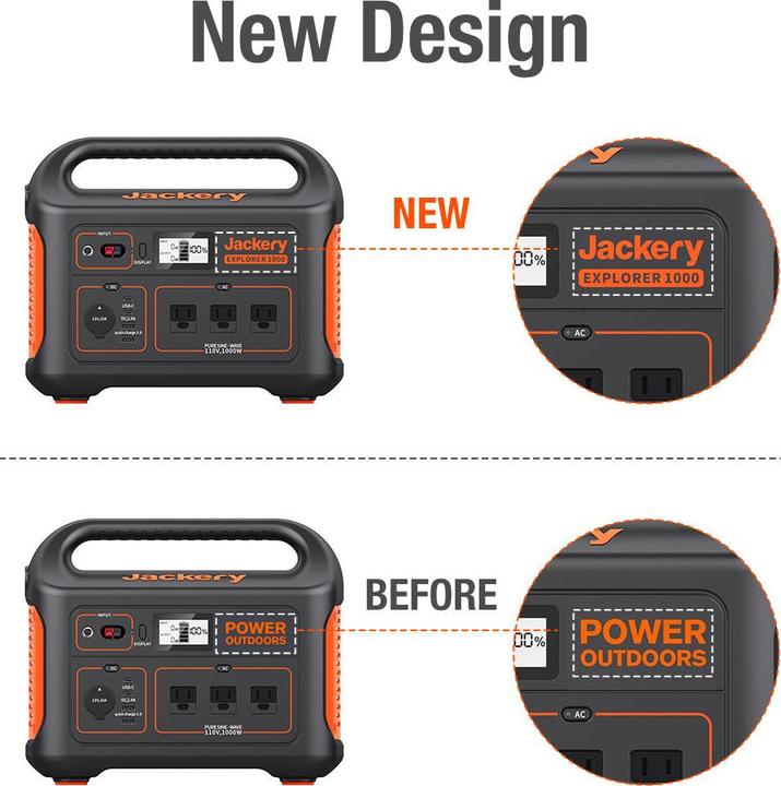 Produktbild Jackery Explorer 1000 (1002 Wh, 10 kg)